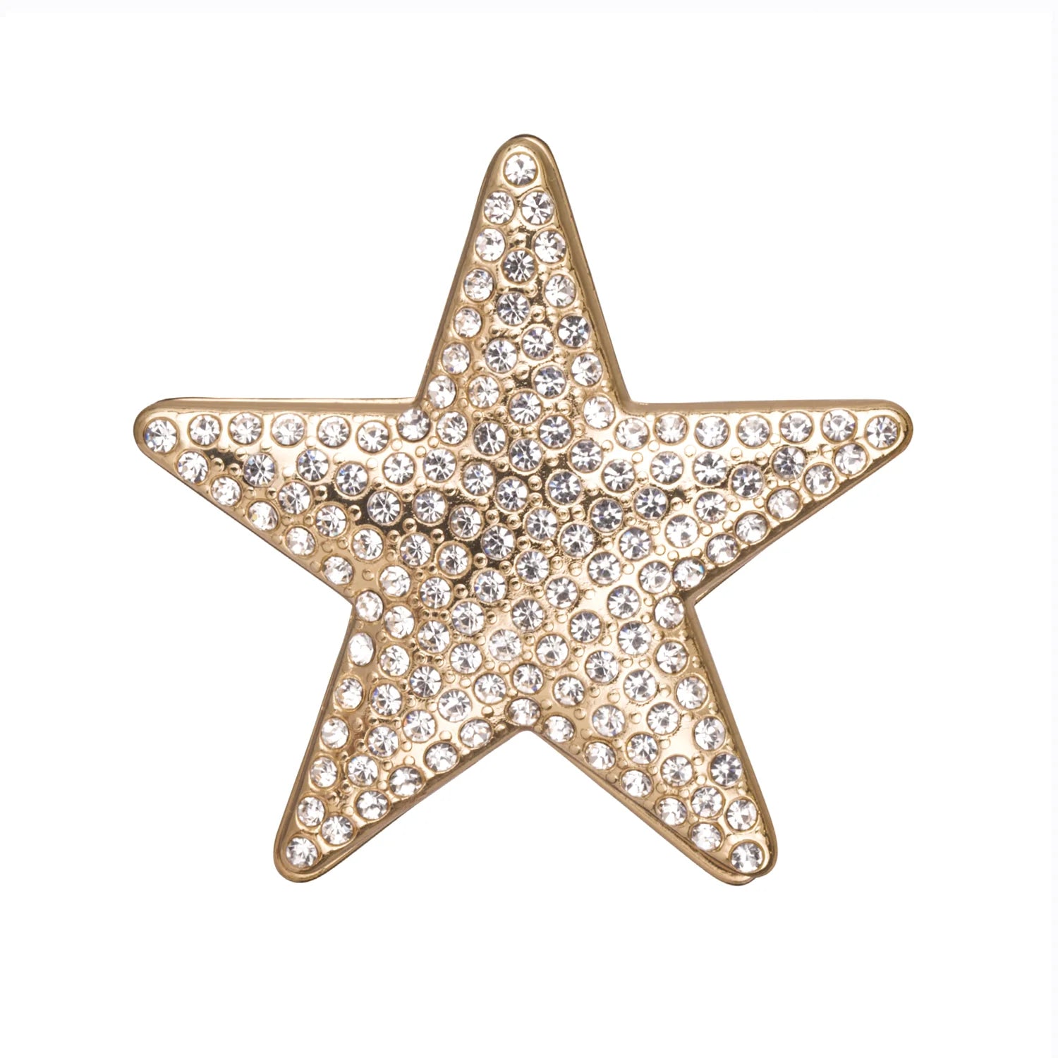 Gold Star Magnetic Brooch