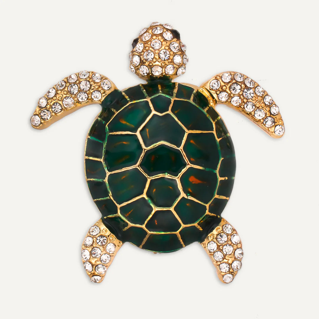 Turtle Enamel Pin Brooch