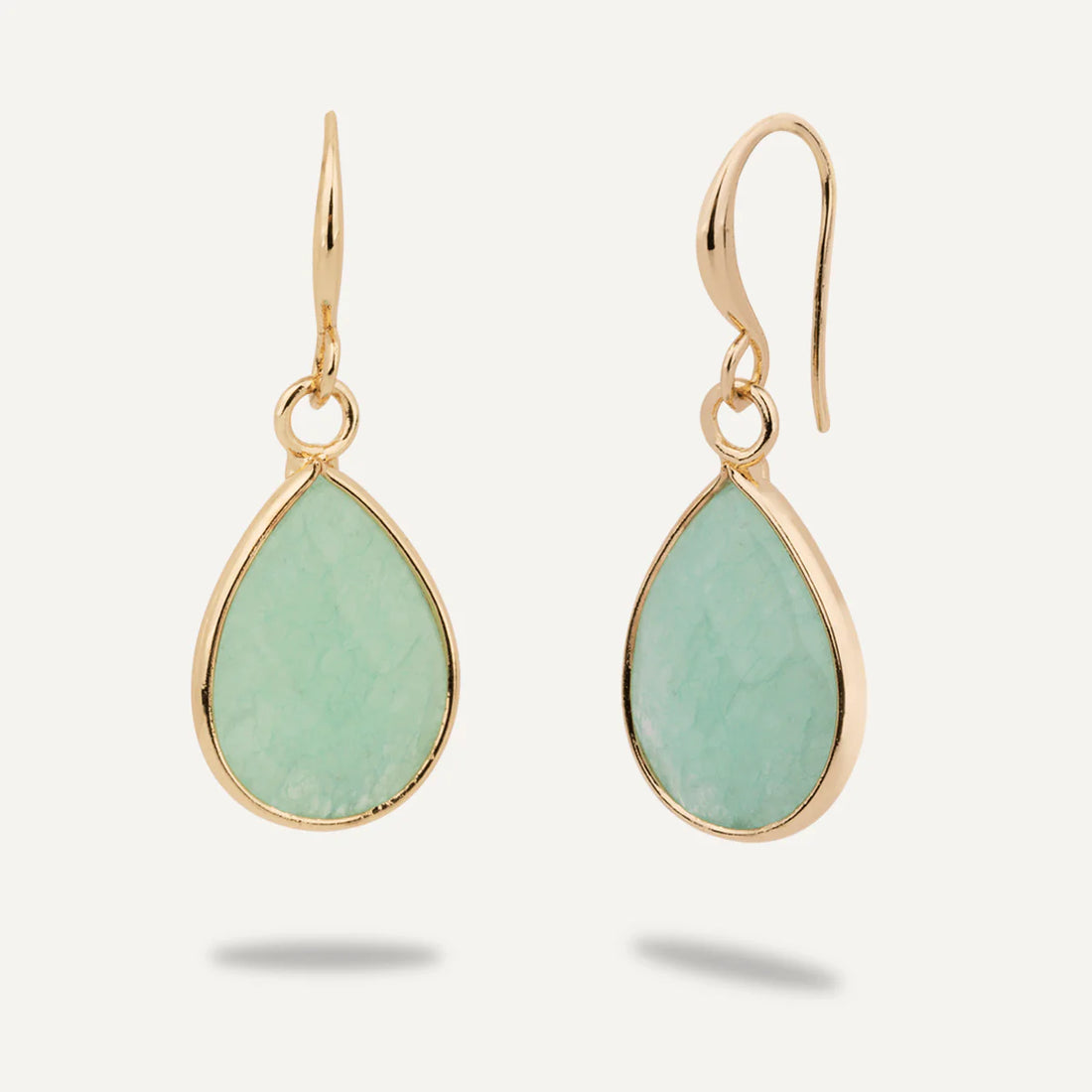 Cerulean Hook Earrings In Gold-Tone