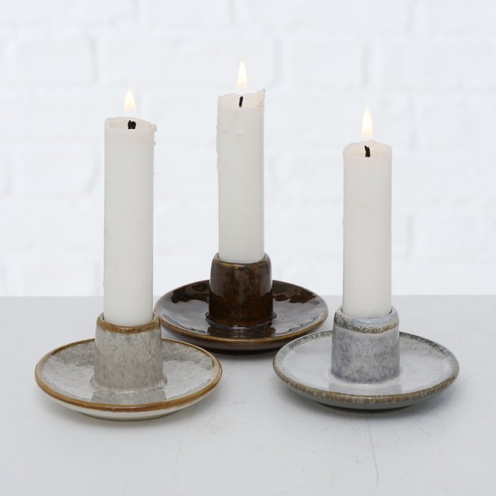 Neutral Candle Holder