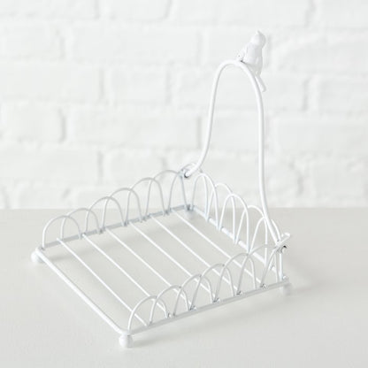 White Bird Napkin Holder