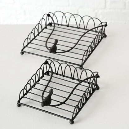 Black Bird Napkin Holder