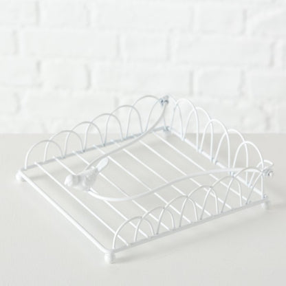 White Bird Napkin Holder