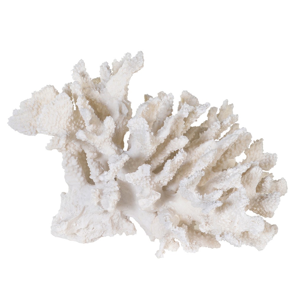 White Faux Coral Ornament