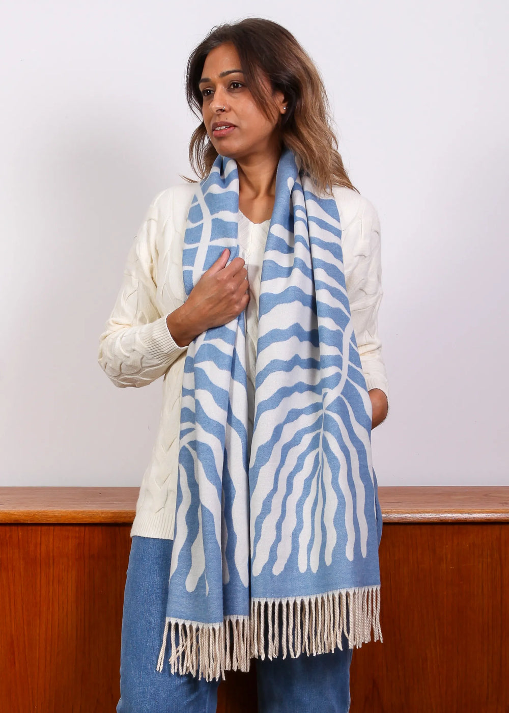 Jackie Blue Scarf