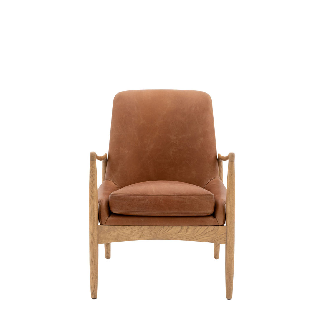 Carlton Brown Leather Armchair