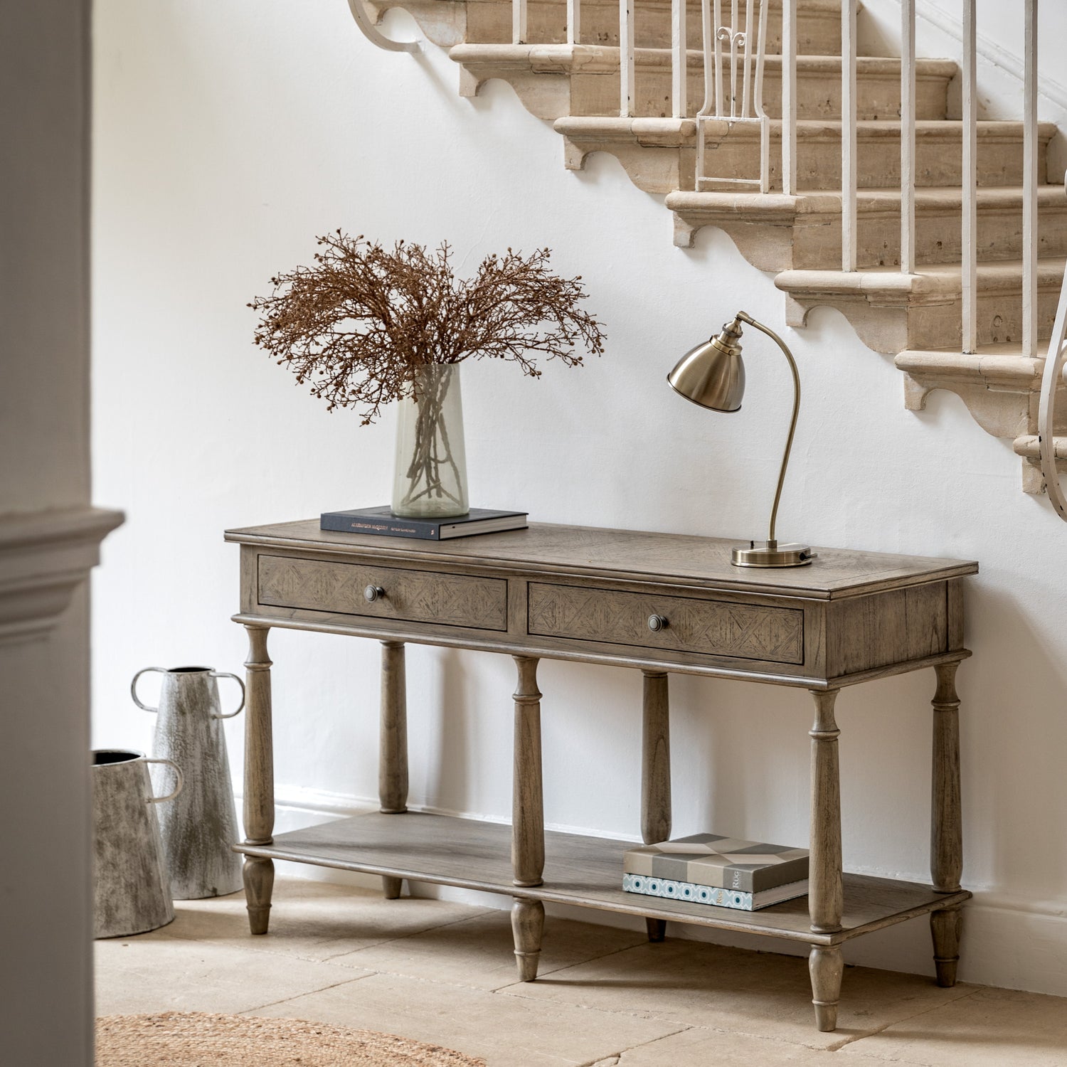 Mustique 2 Drawer Console Table