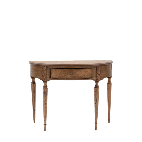 Beechwood Lunar Console Table