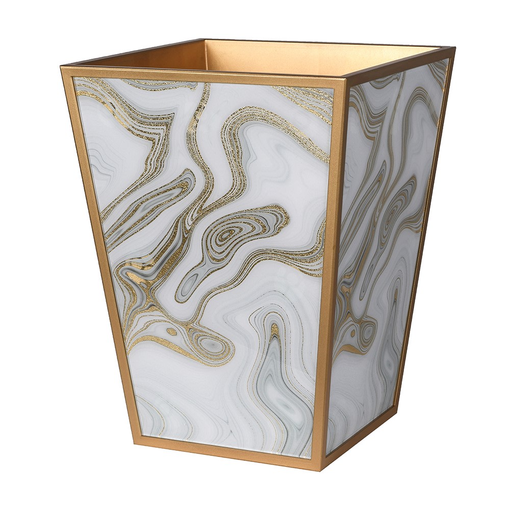 Gold Swirl Bin