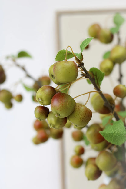 Crab Apple Spray with Leaves