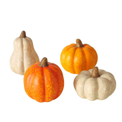 Cermamic Pumkins Set Of 4