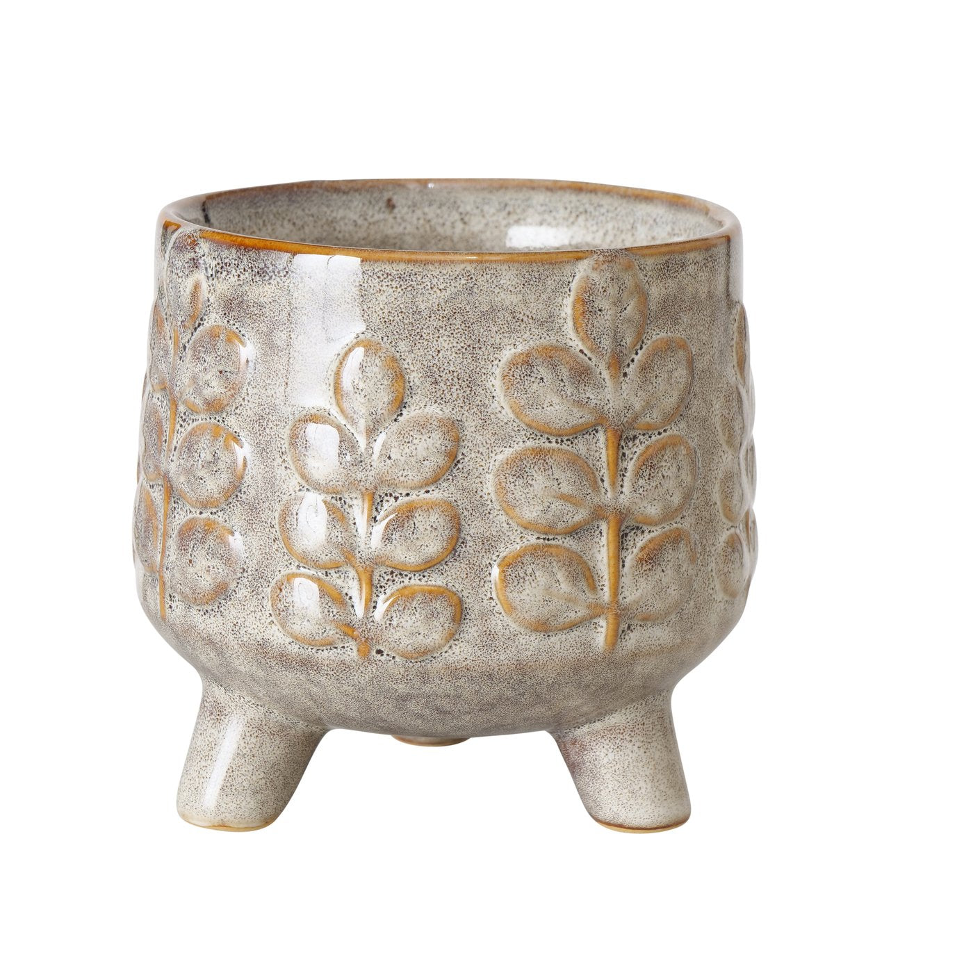 Ceramic Flora Shiny Plant Pot