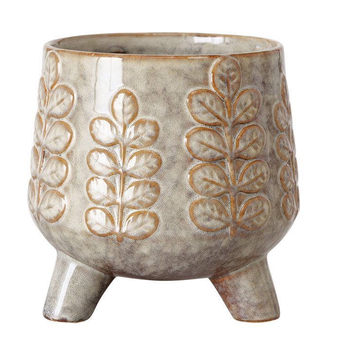 Ceramic Flora Shiny Plant Pot