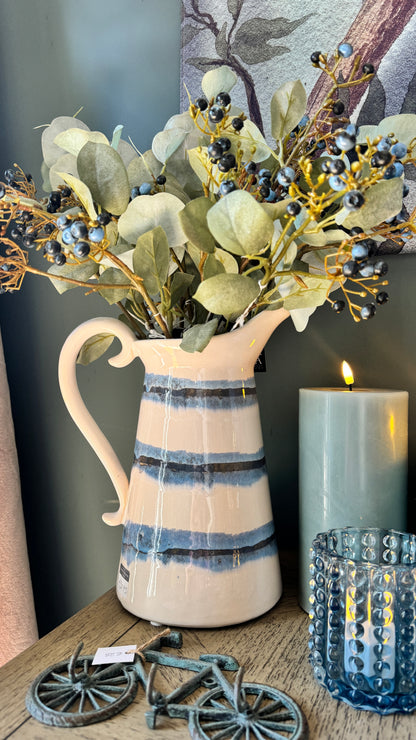 Washed Blue Jug