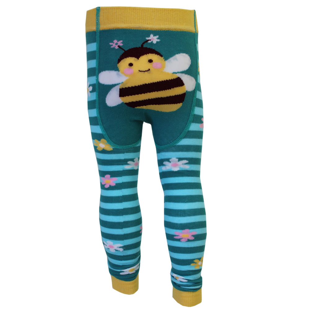 Bumble Bee Knitted Kids Leggings