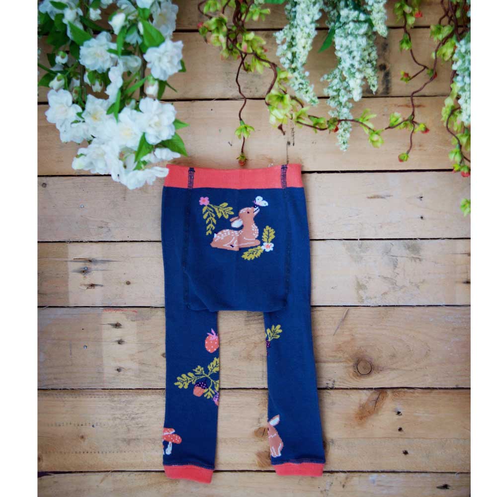 Enchanted Forest Knitted Kids Leggings