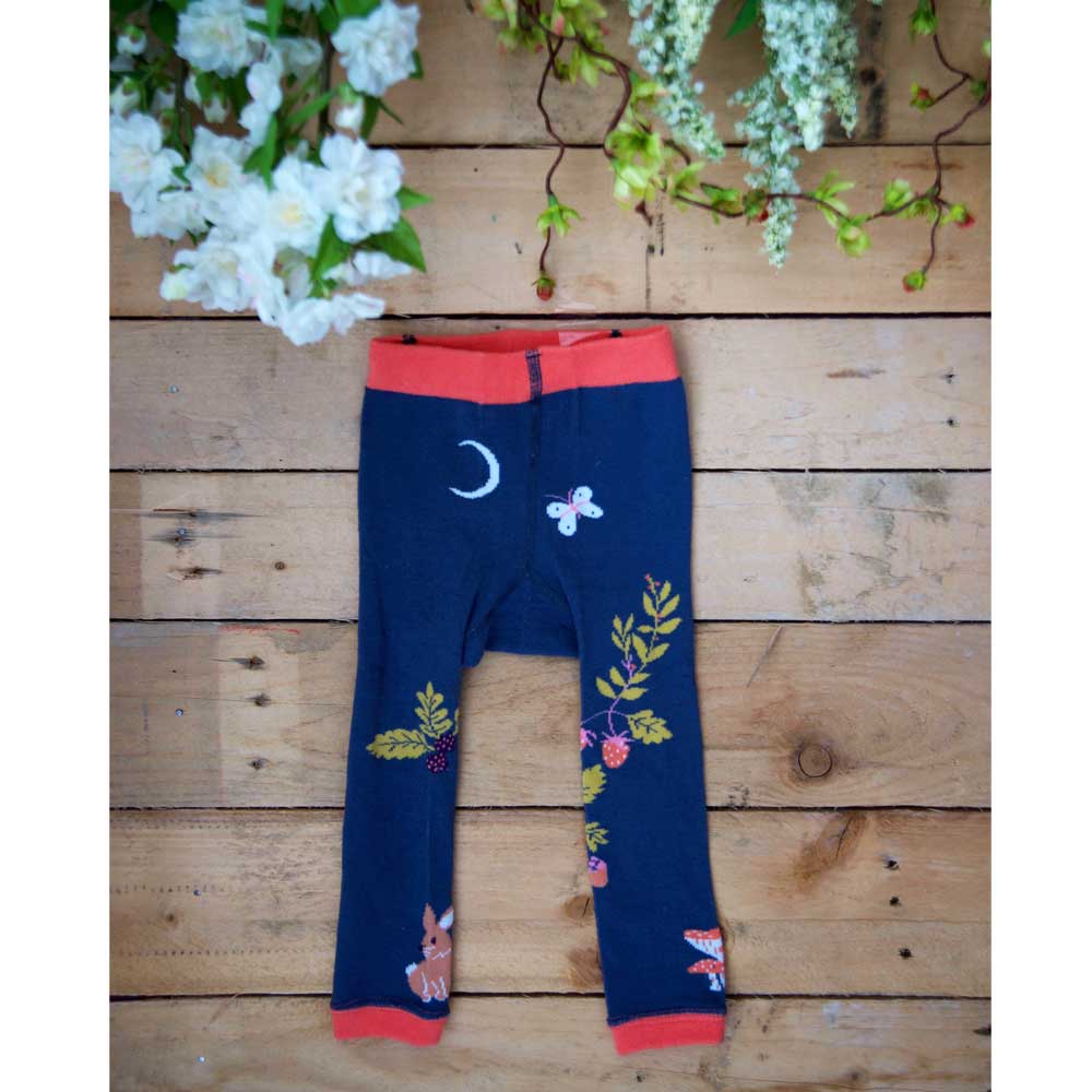 Enchanted Forest Knitted Kids Leggings