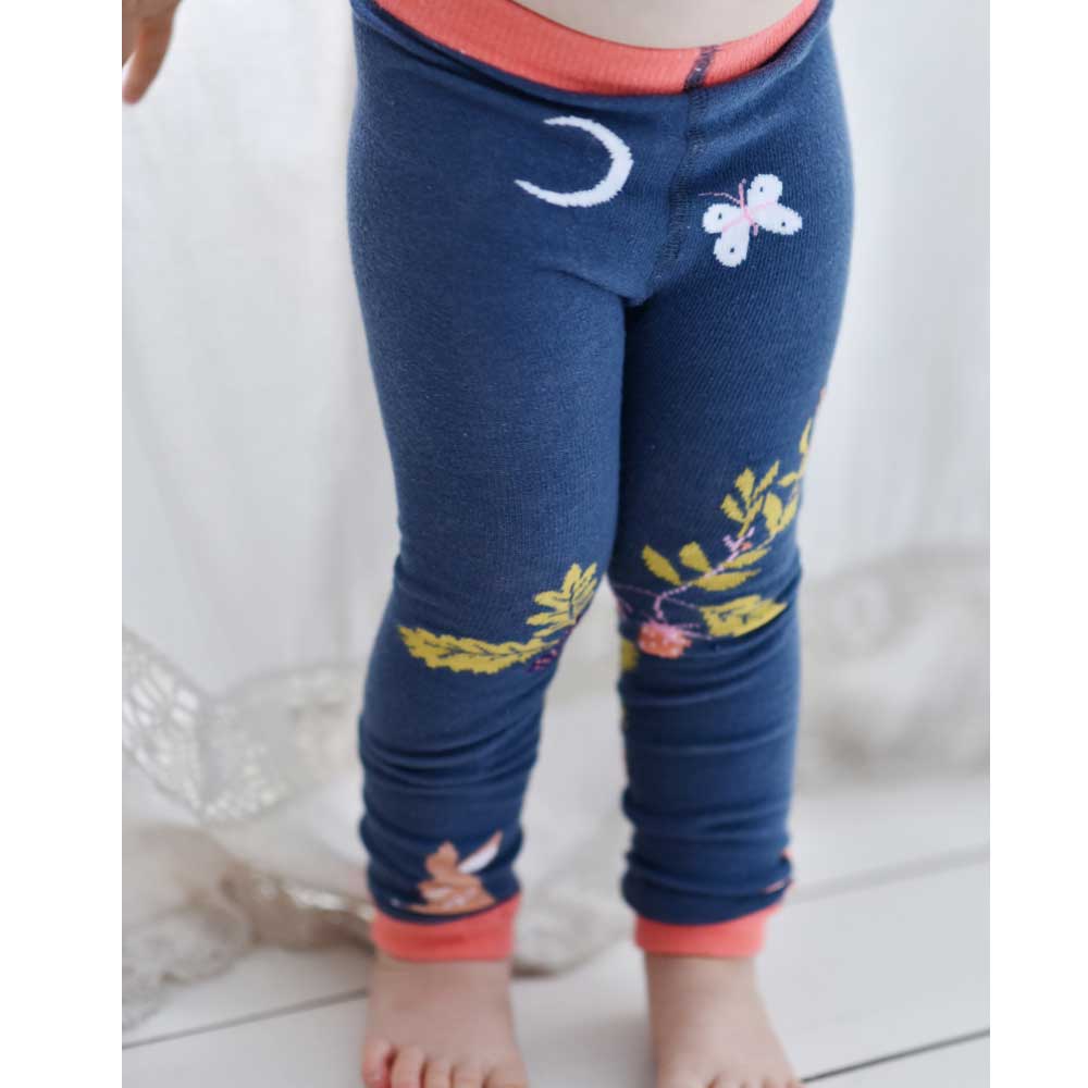 Enchanted Forest Knitted Kids Leggings