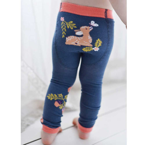 Enchanted Forest Knitted Kids Leggings