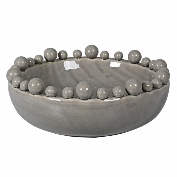 Bobble Decorative Bowl - Grey