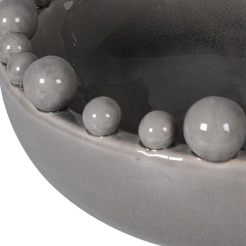 Bobble Decorative Bowl - Grey