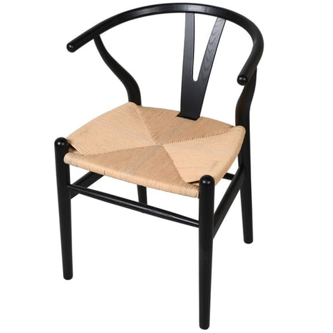 Nikki Black Wishbone Dining Chair