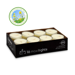 Cream Tealights Tealights Maxi Multipack (16 per box) - Cream