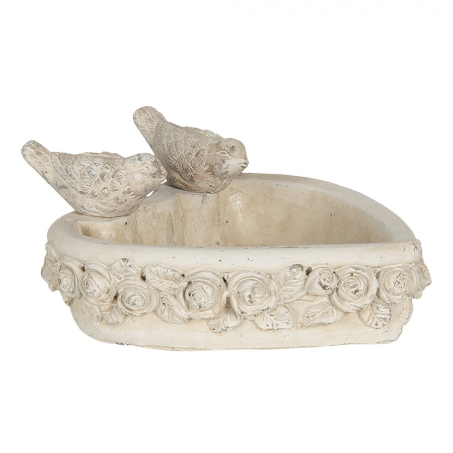 Heart Bird Feeder With Birds
