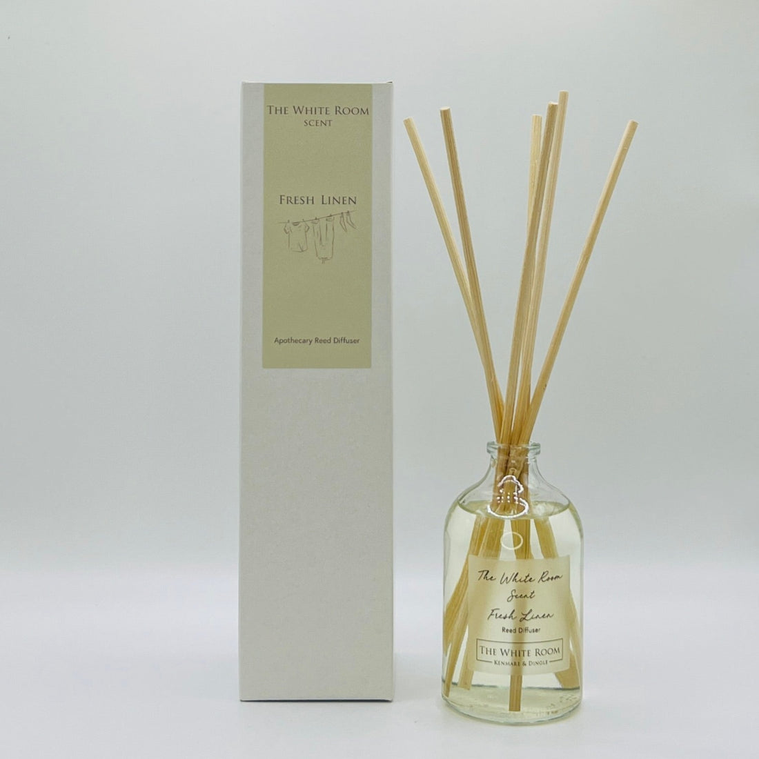 "The White Room" Natural Diffuser - Fresh Linen