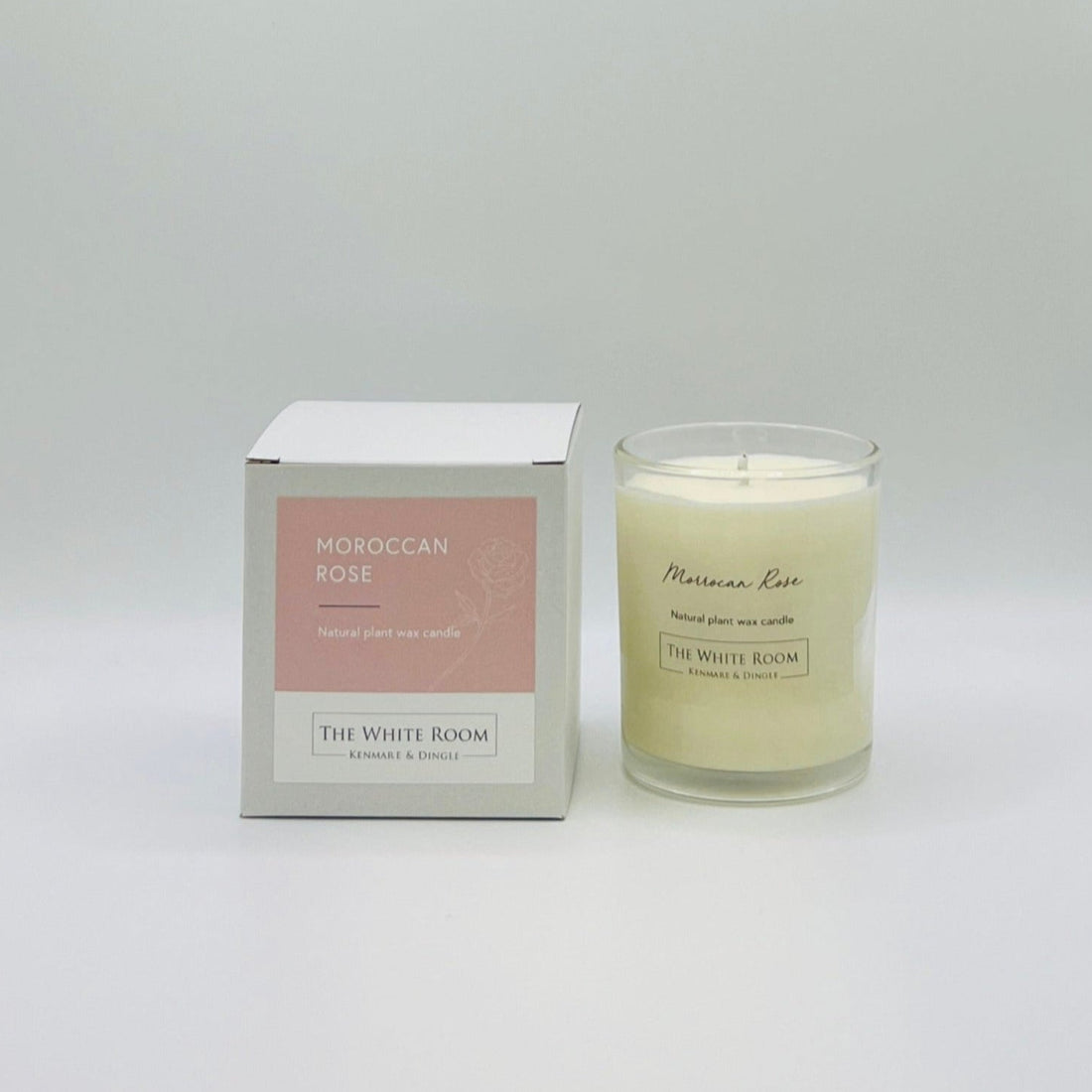 "The White Room" Moroccan Rose Scented Candle