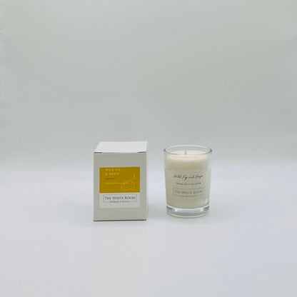 &quot;The White Room&quot; Small Scented Candle - Wild Fig &amp; Grape