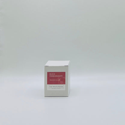 &quot;The White Room&quot; Small Scented Candle - Black Pomegranate