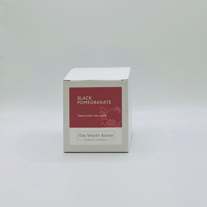 &quot;The White Room&quot; Large Scented Candle - Black Pomegranate