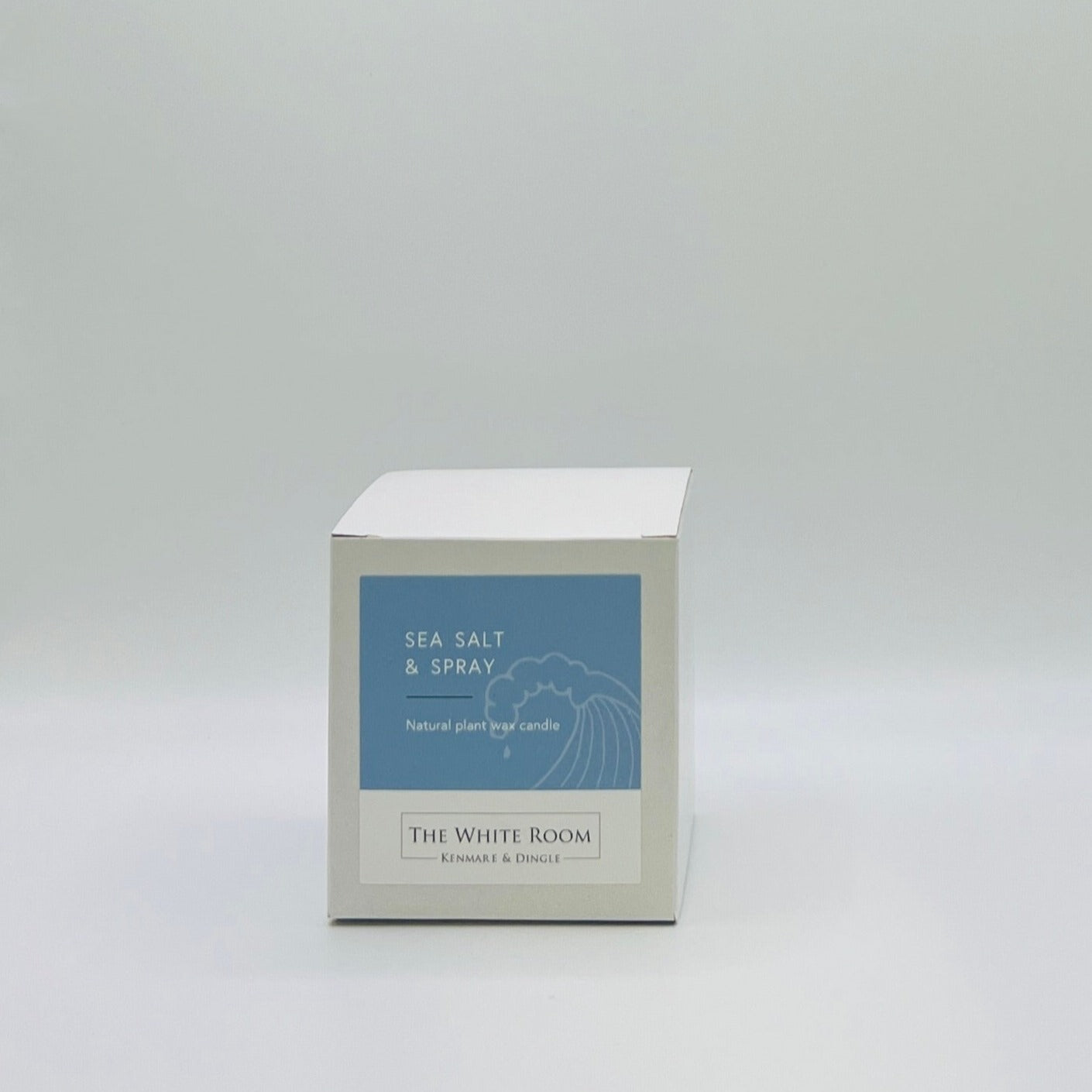 &quot;The White Room&quot; Large Scented Candle - Sea Salt &amp; Spray