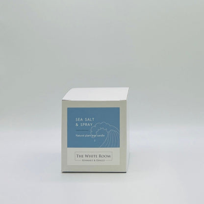 &quot;The White Room&quot; Large Scented Candle - Sea Salt &amp; Spray