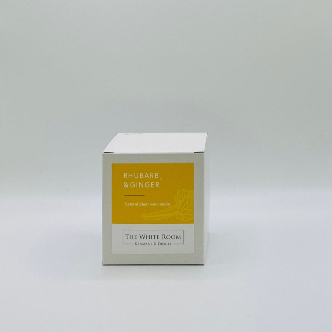 "The White Room" Rhubarb & Ginger Scented Candle