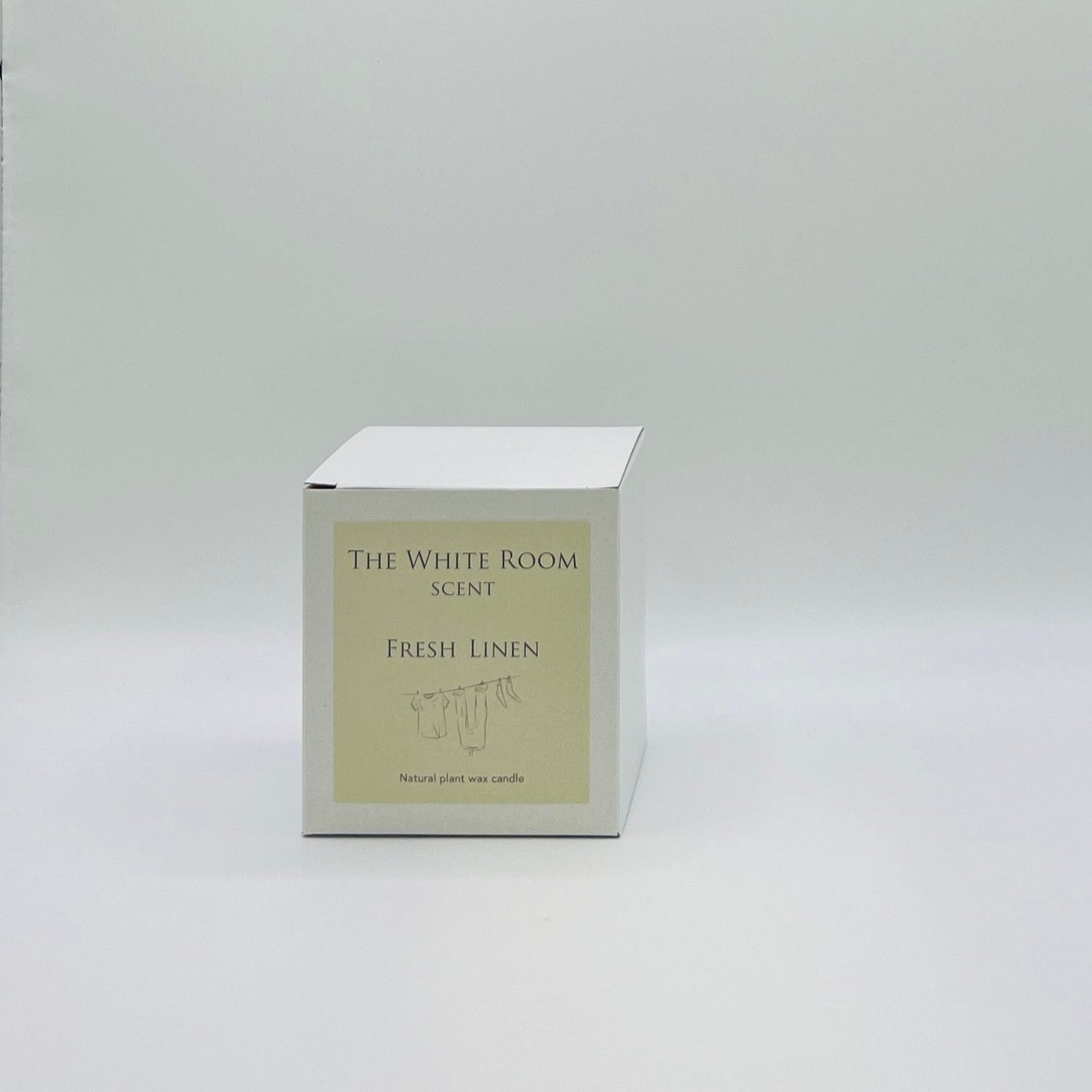 &quot;The White Room&quot; Large Scented Candle - Fresh Linen