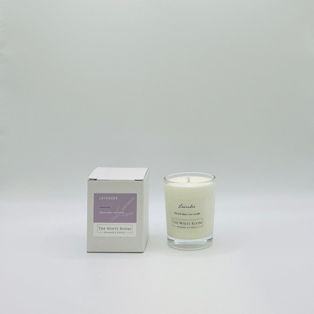 &quot;The White Room&quot; Small Scented Candle - Lavender