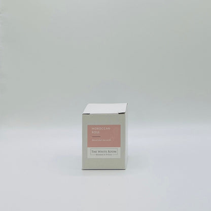 &quot;The White Room&quot; Small Scented Candle - Moroccan Rose