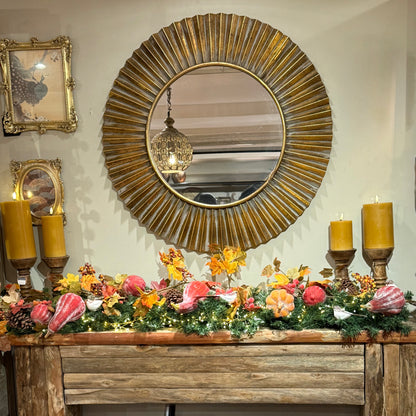 Orange Autumn Pumpkin Garland
