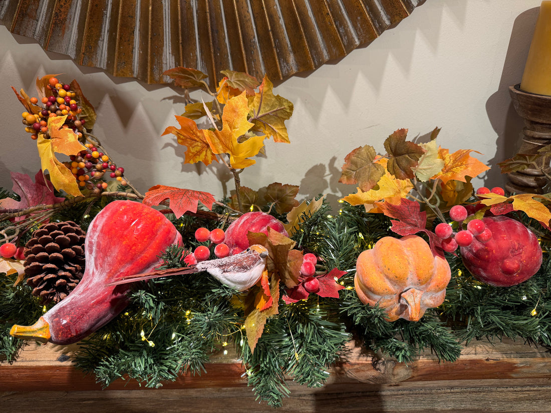Orange Autumn Pumpkin Garland