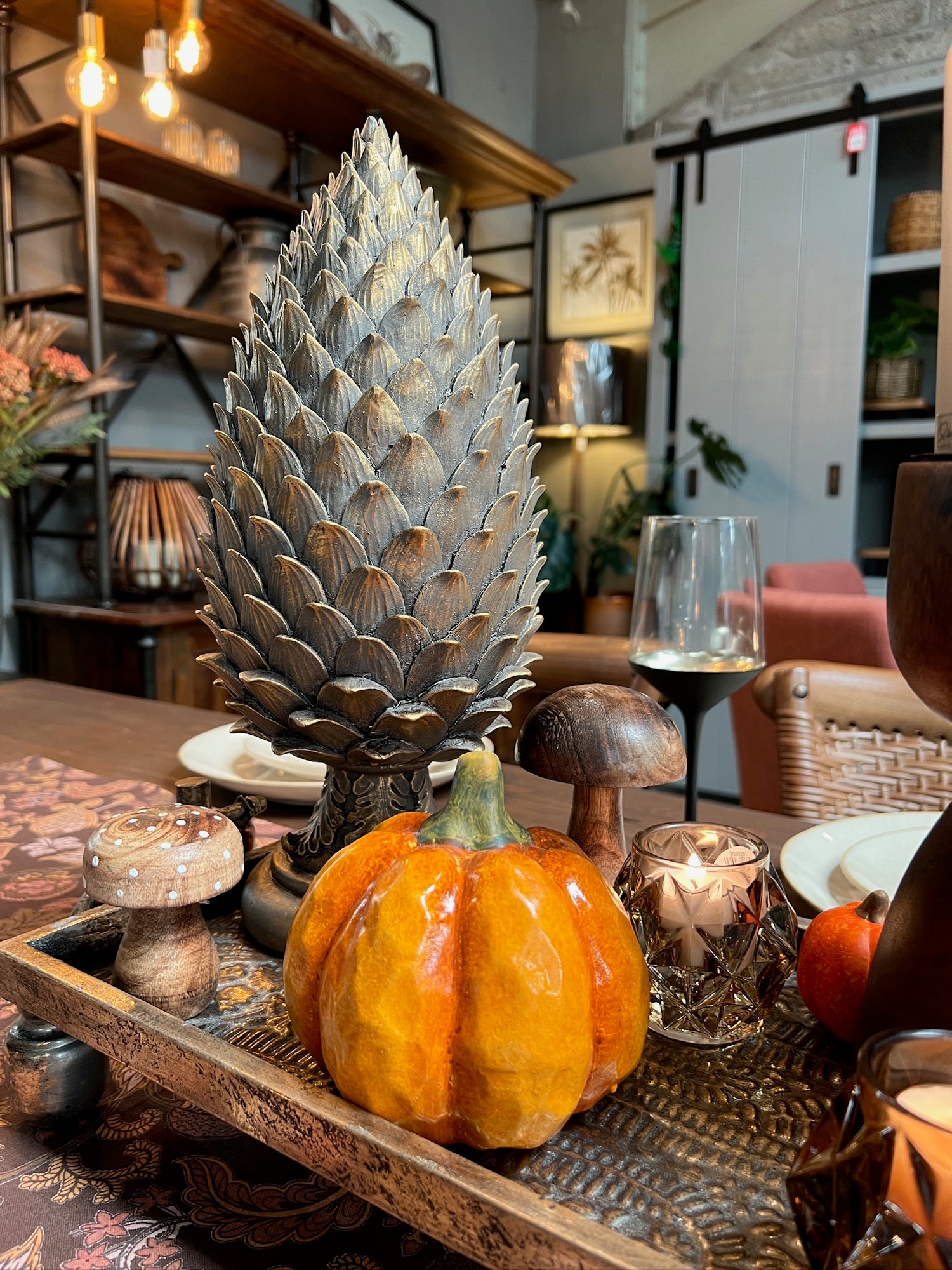 Ceramic Orange Pumkins