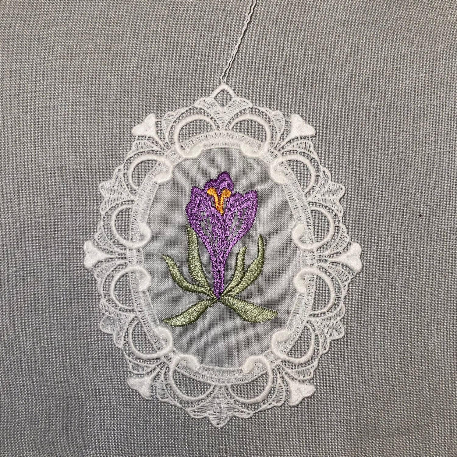 Lace Iris Hangers