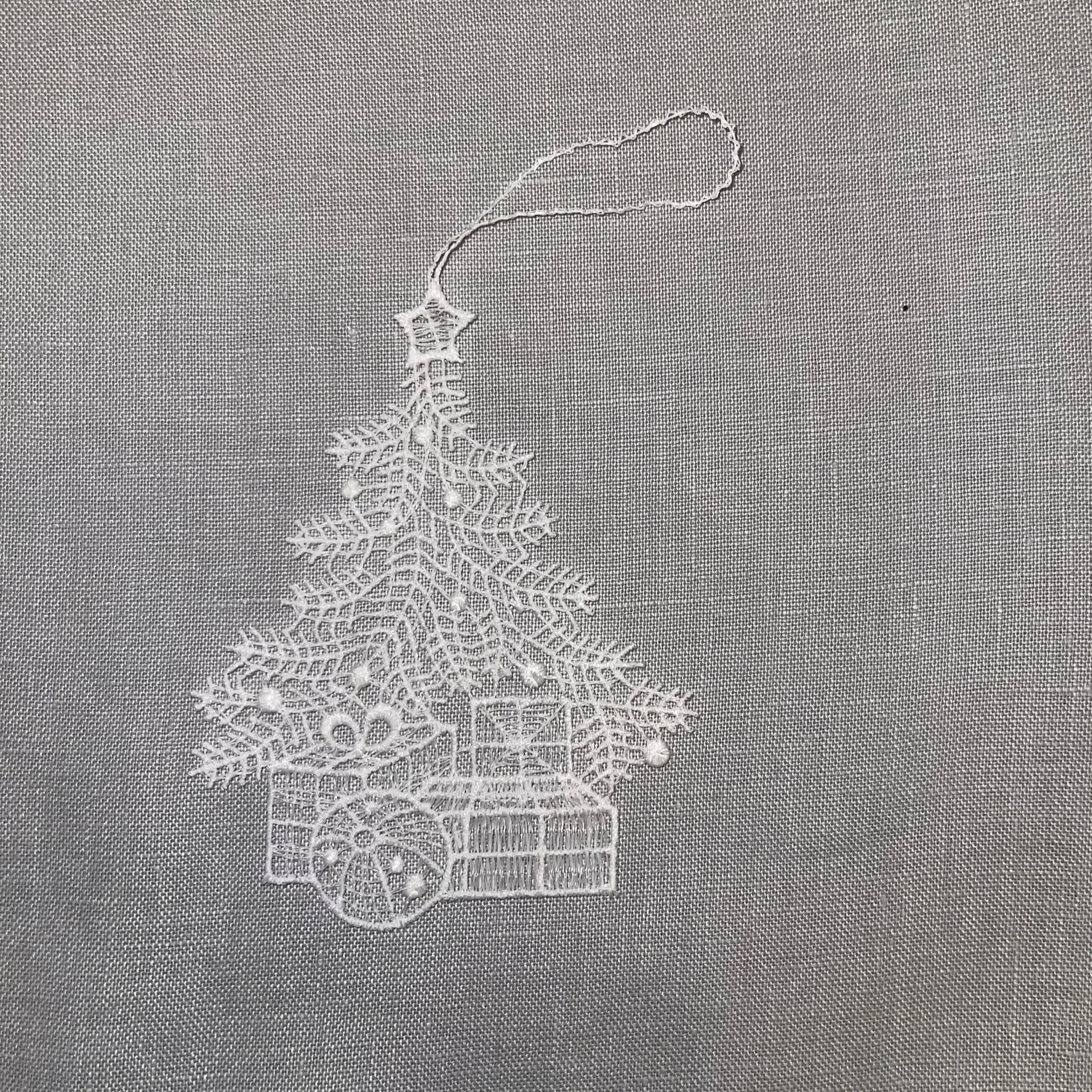 Lace Christmas Tree Hanger