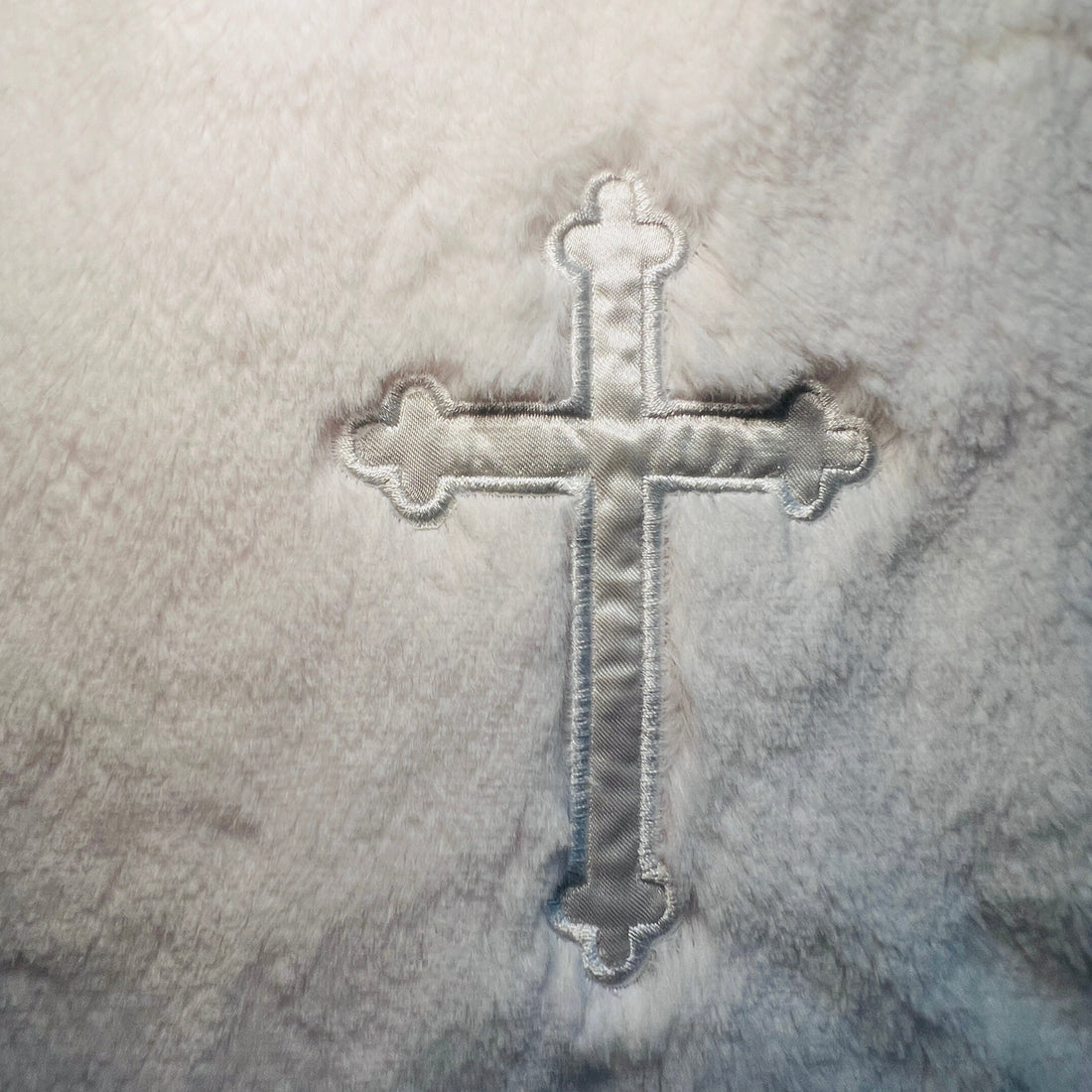 White Soft Baby Christening Wrap