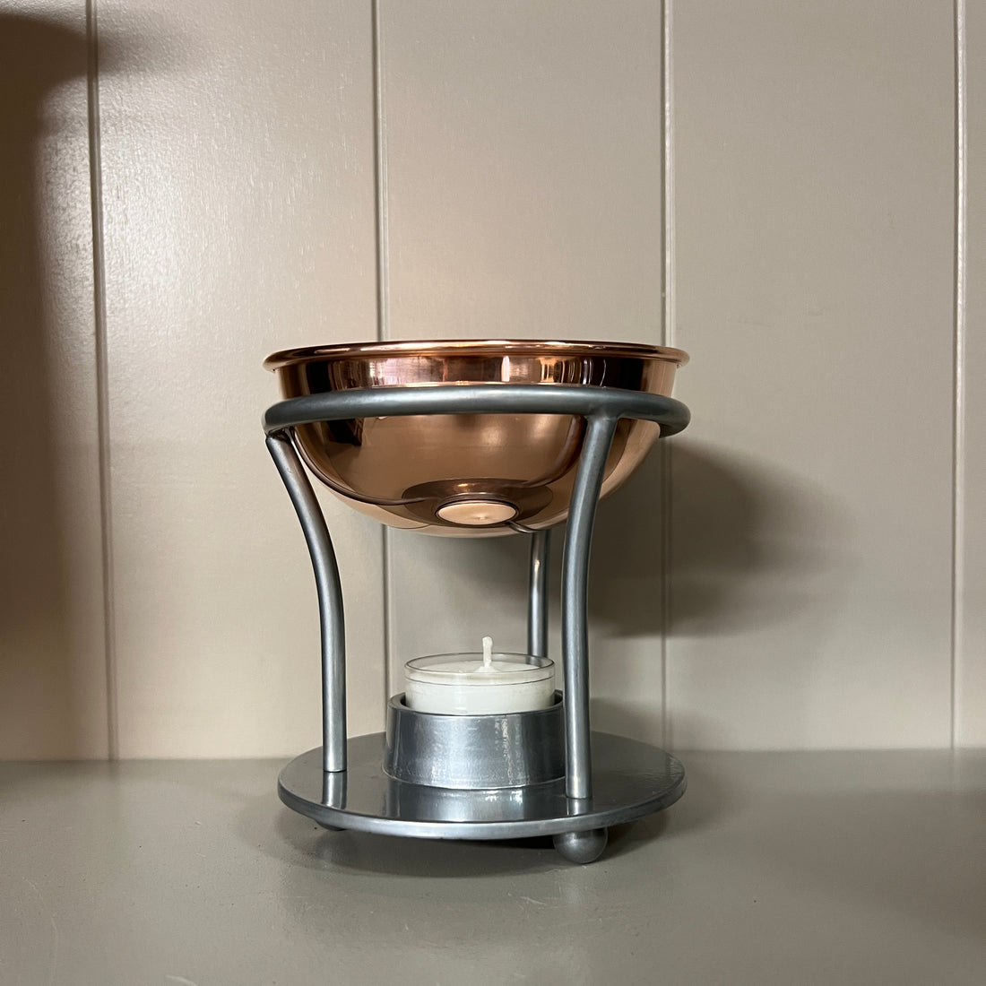 Oil Burner With Copper Bowl