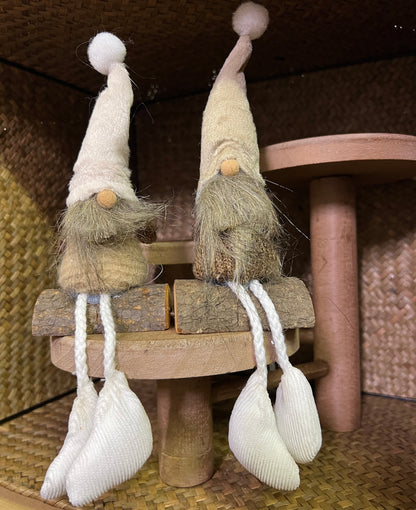Tall Seated Christmas Gnomes