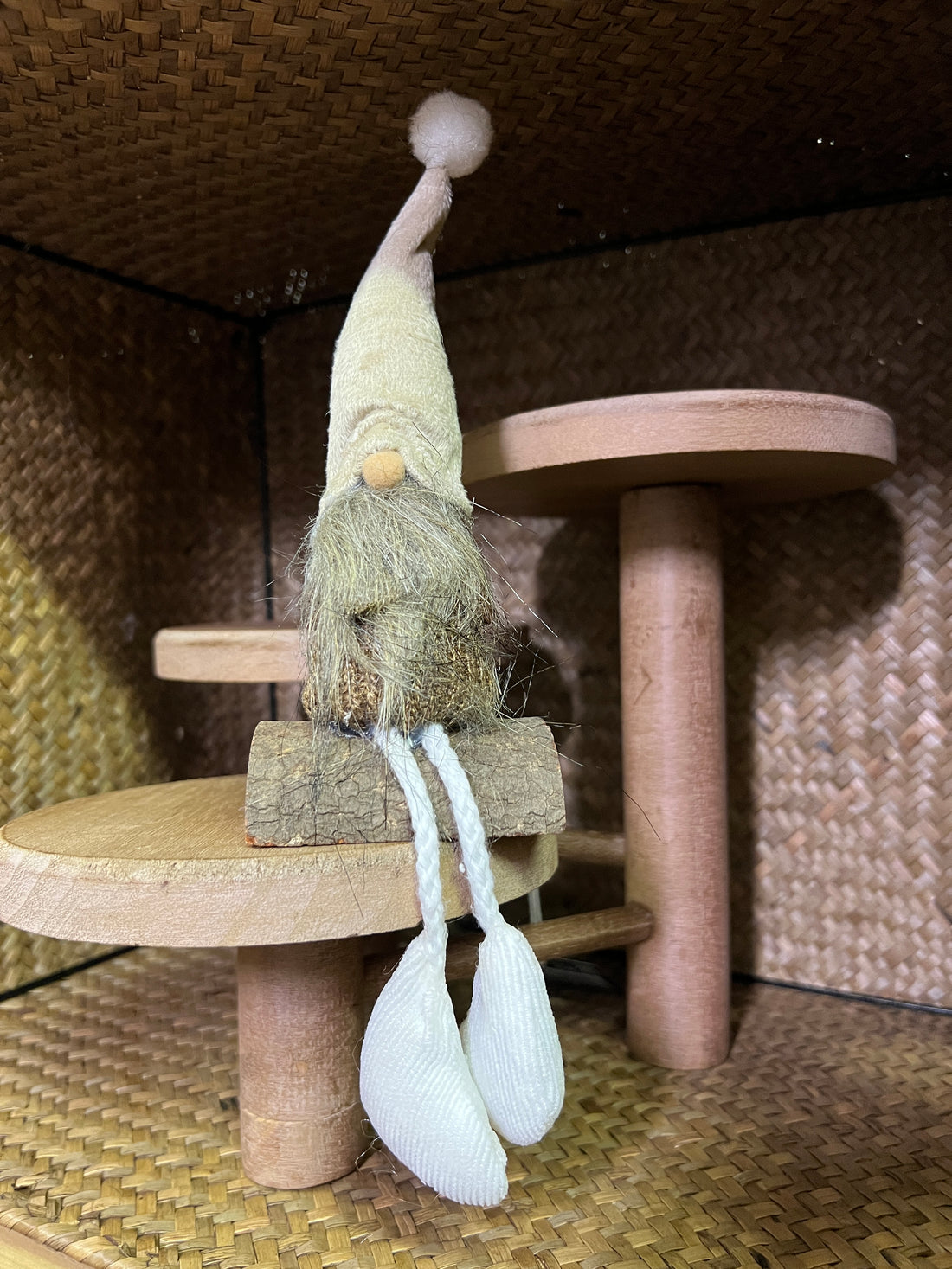 Tall Seated Christmas Gnomes