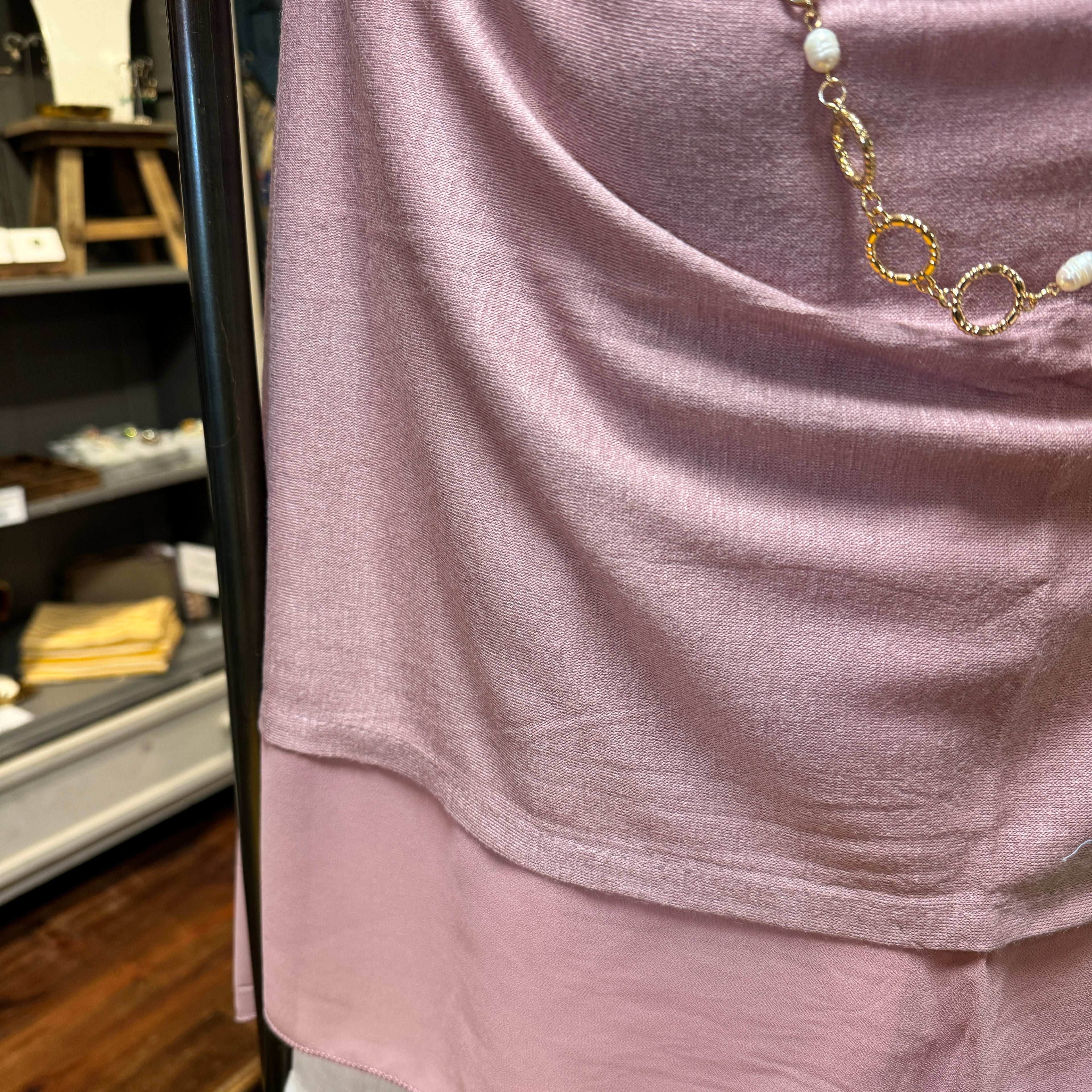 Poncho Dusky Pink