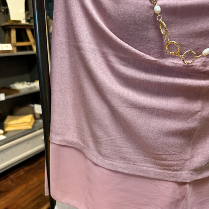 Poncho Dusky Pink